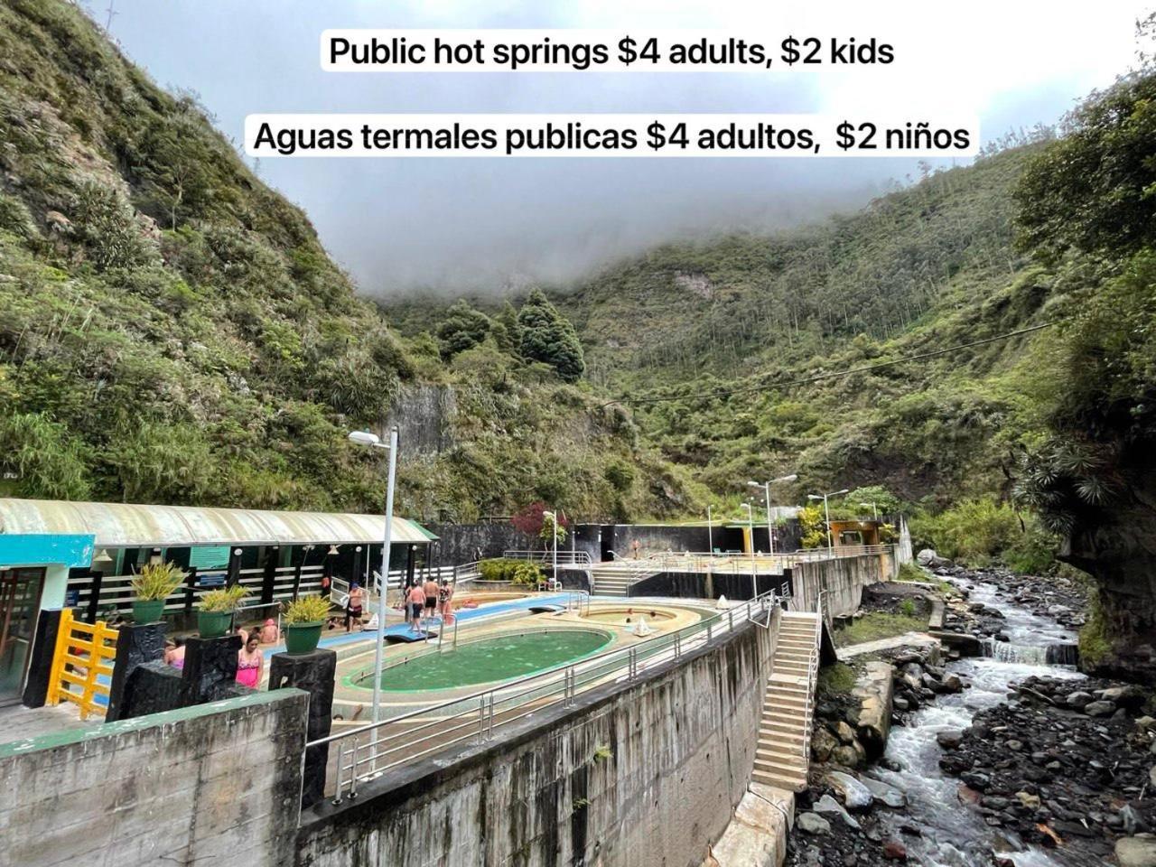 High-End Holiday Cabin - Tungurahua Hot Springs Banos  Exterior photo